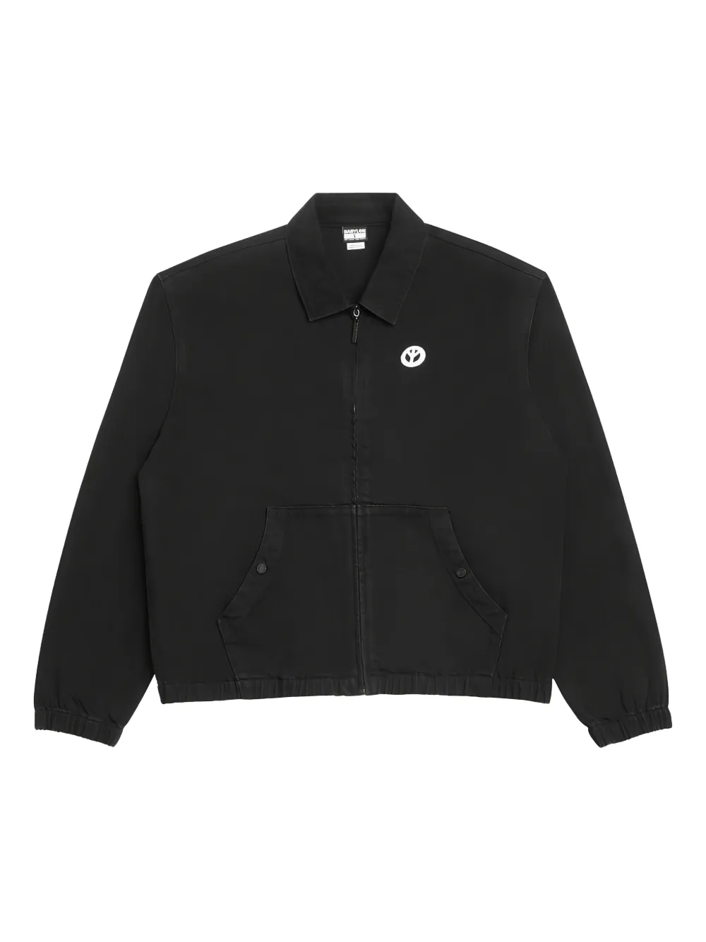 Babylon La Zip-up Denim Jacket In Black