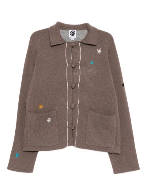YANYAN KNITS — horse-embroidered cardigan
