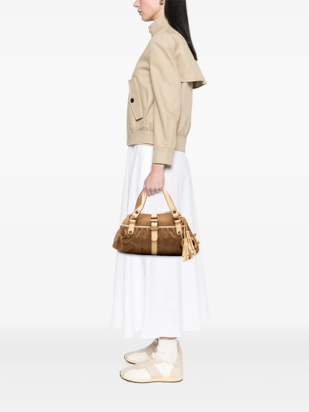 Celine Pre-Owned 2000-2025 Canvas Boogie Tassel tote bag | Pre-Owned | Image 2