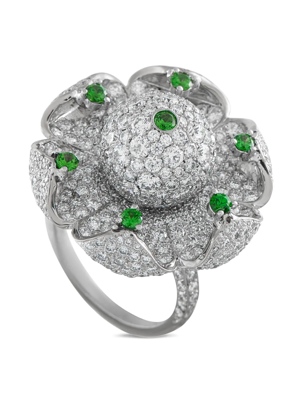 Jacob & Co. embellished diamond and tsavorite ring | Image 2
