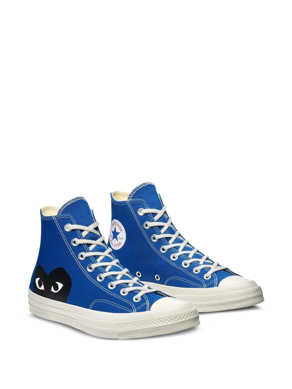 Comme Des Garçons Play x Converse high-top sneakers met logo Blauw