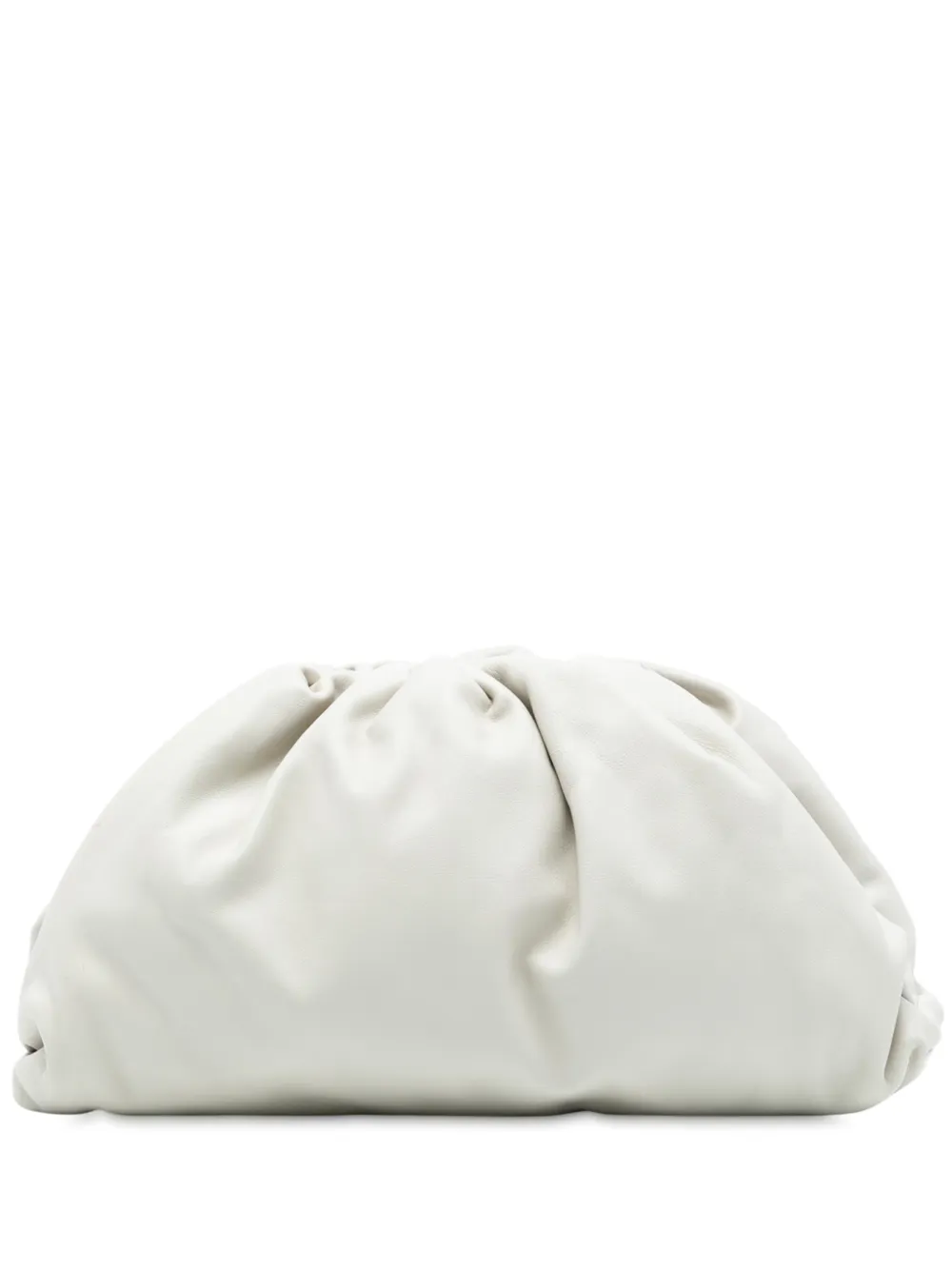Bottega Veneta Pre-Owned 2012-2025 Lambskin The Pouch clutch bag - Bianco