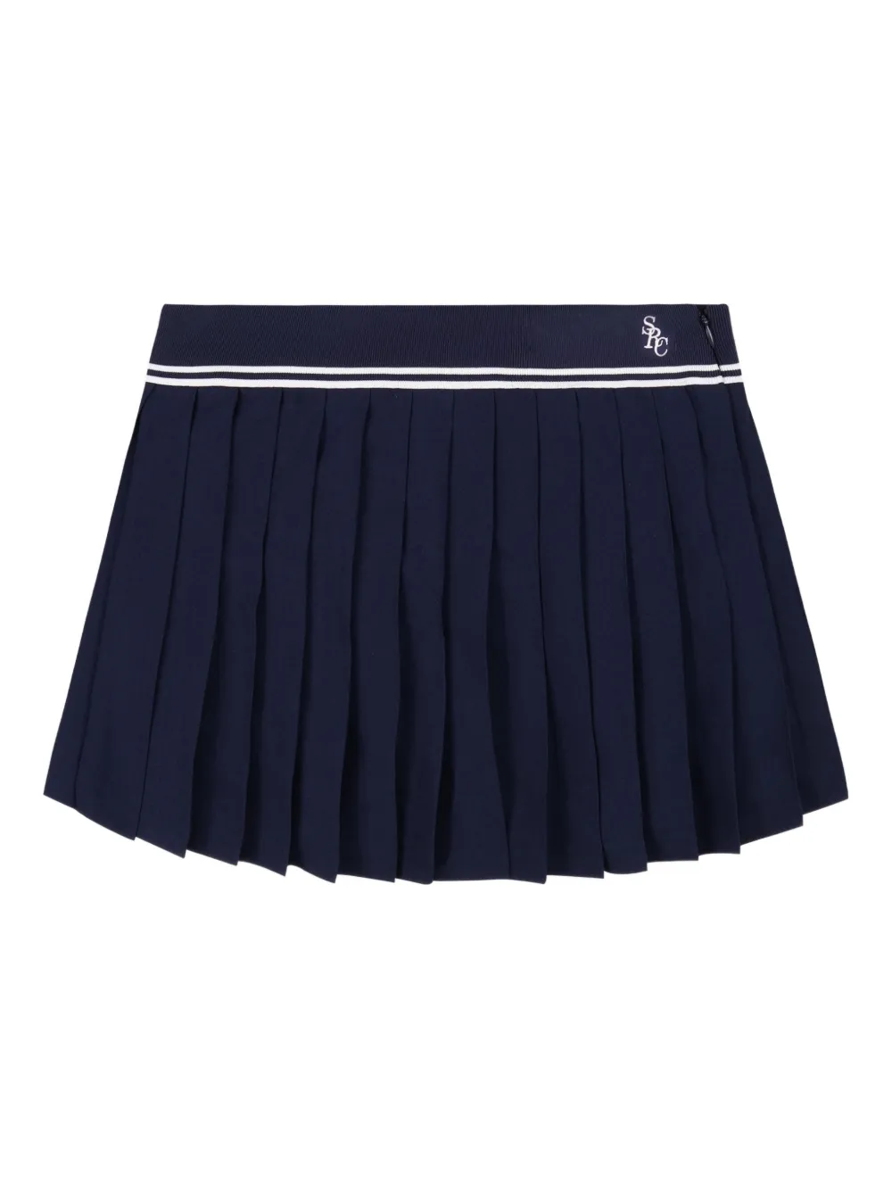 Sporty & Rich pleated mini skirt - Blau