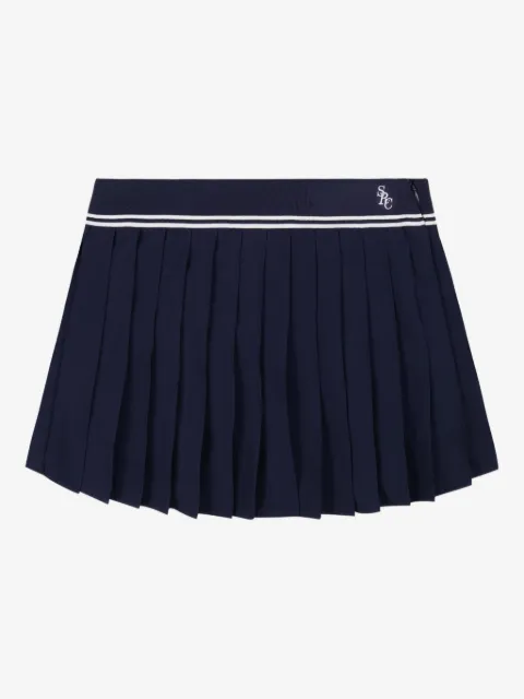 Sporty & Rich pleated mini skirt