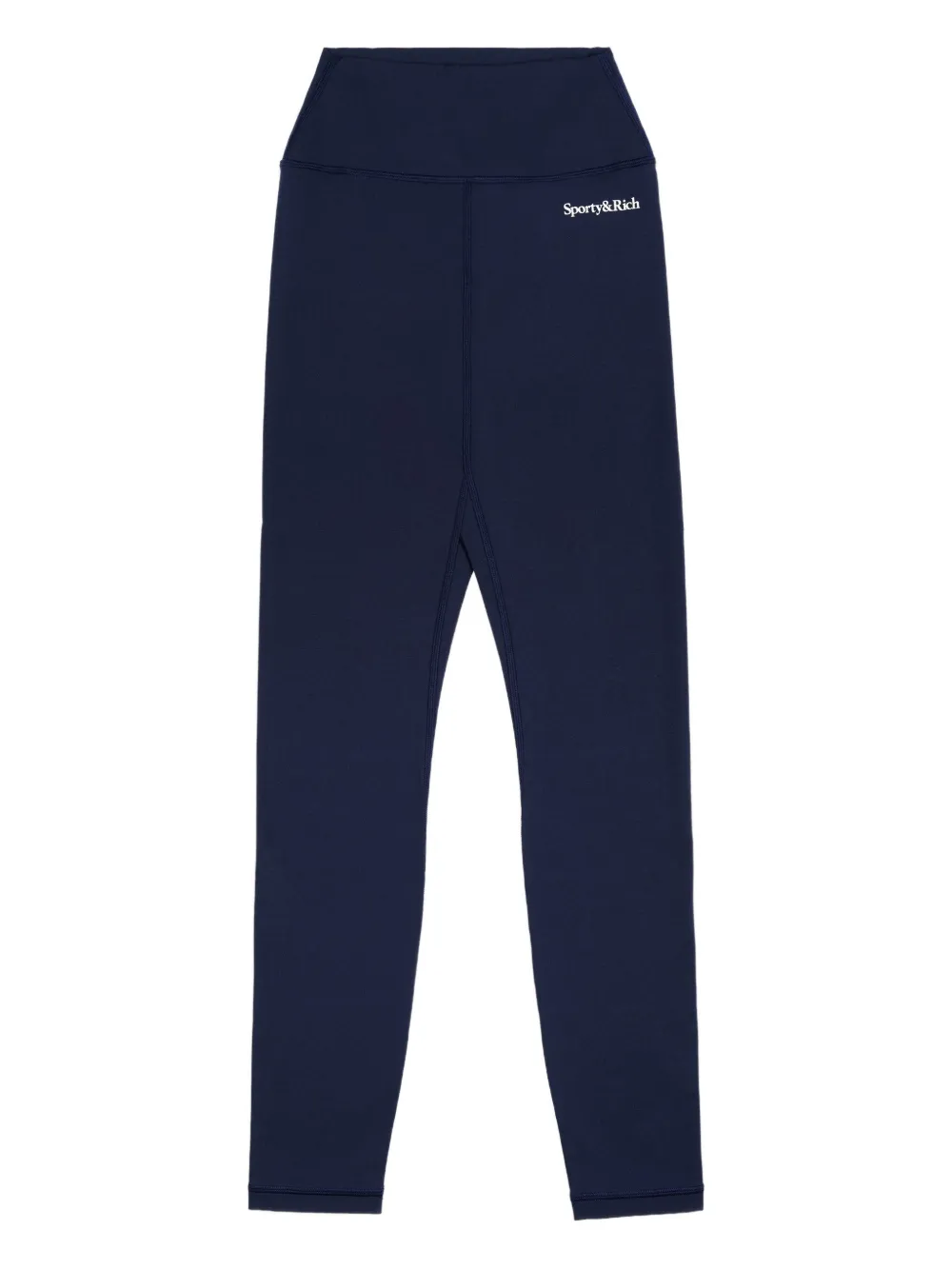 Sporty & Rich high-rise logo performance trousers - Blau