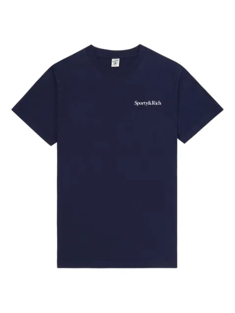 Sporty & Rich logo-print T-shirt