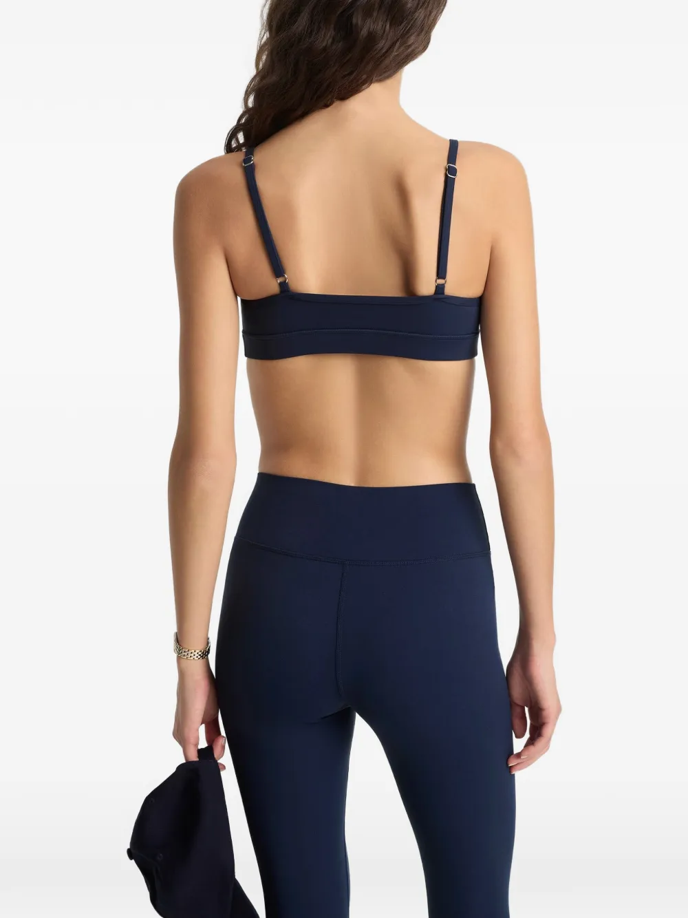 Sporty & Rich V-neck performance bra - Blauw