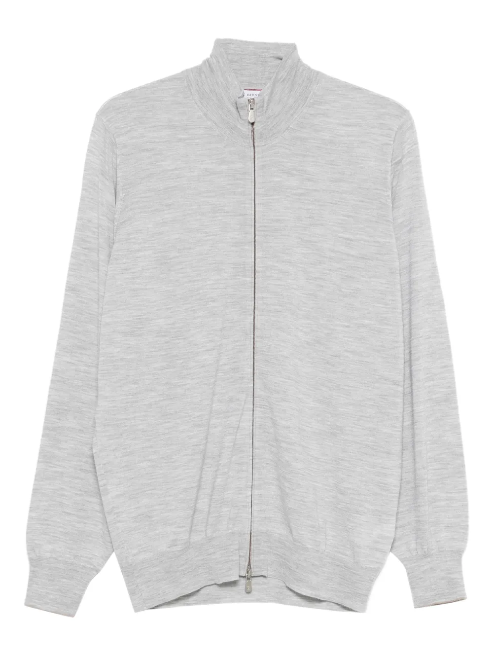 Brunello Cucinelli zip cardigan - Grigio