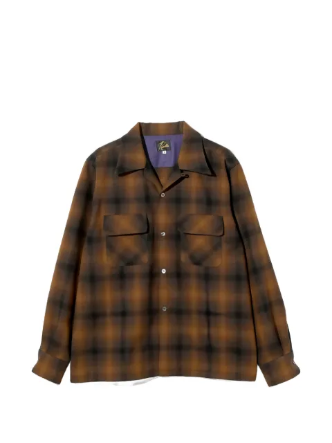 Needles plaid pocket shirt