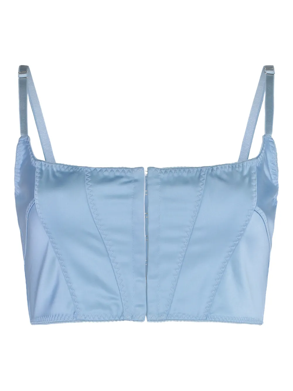 Anna October cropped top - Blu