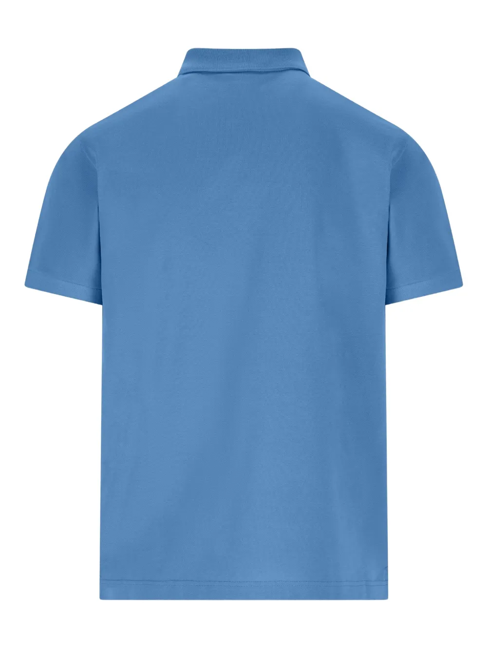 Prada triangle-logo polo shirt - Blauw