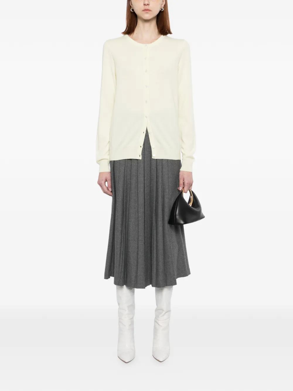 N.Peal Olivia vest Geel