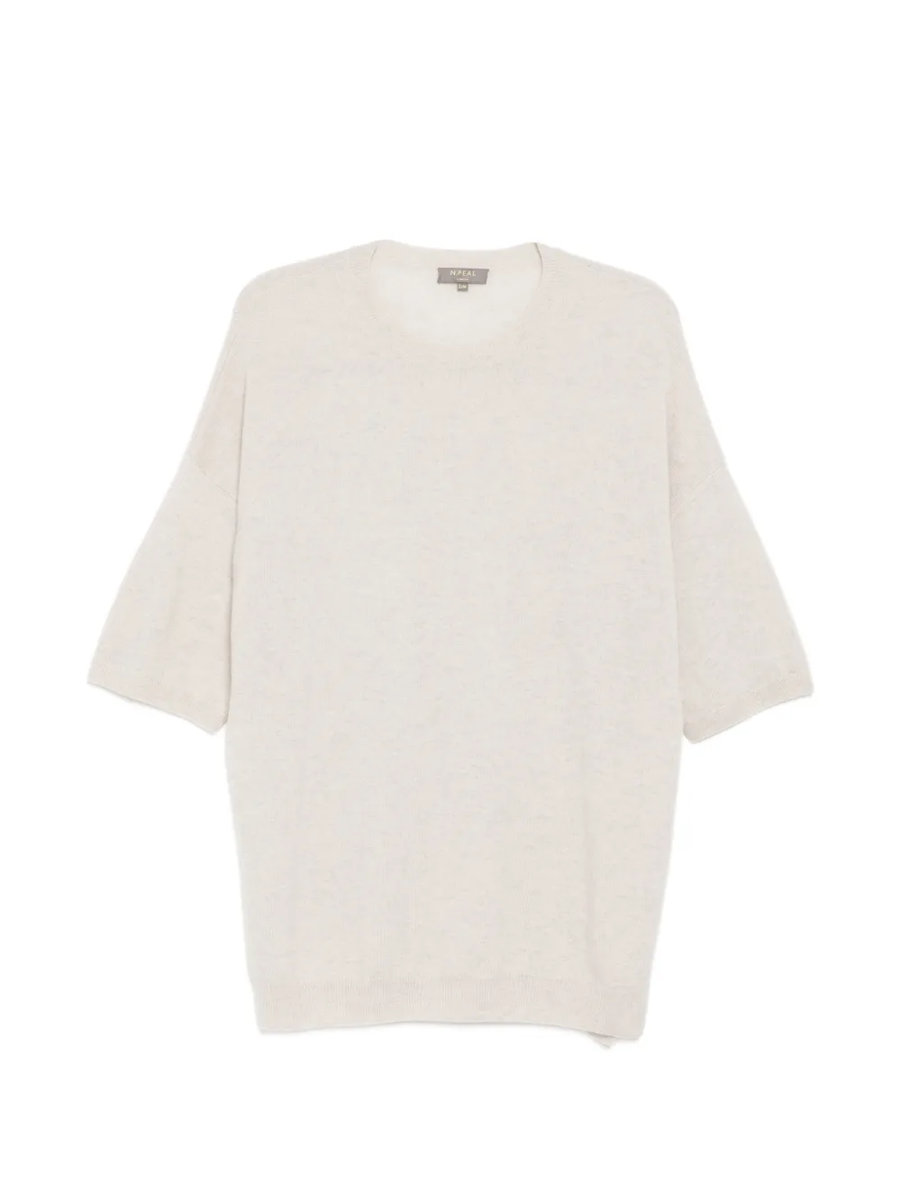N.Peal Top in maglia a maniche corte - Toni neutri