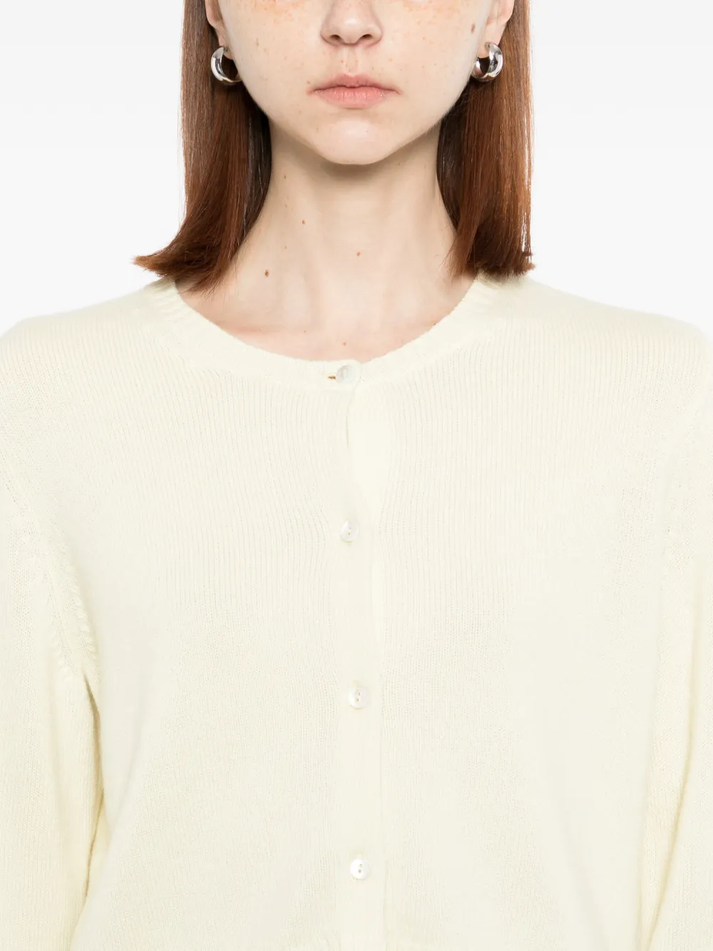N.Peal Chunky vest Geel