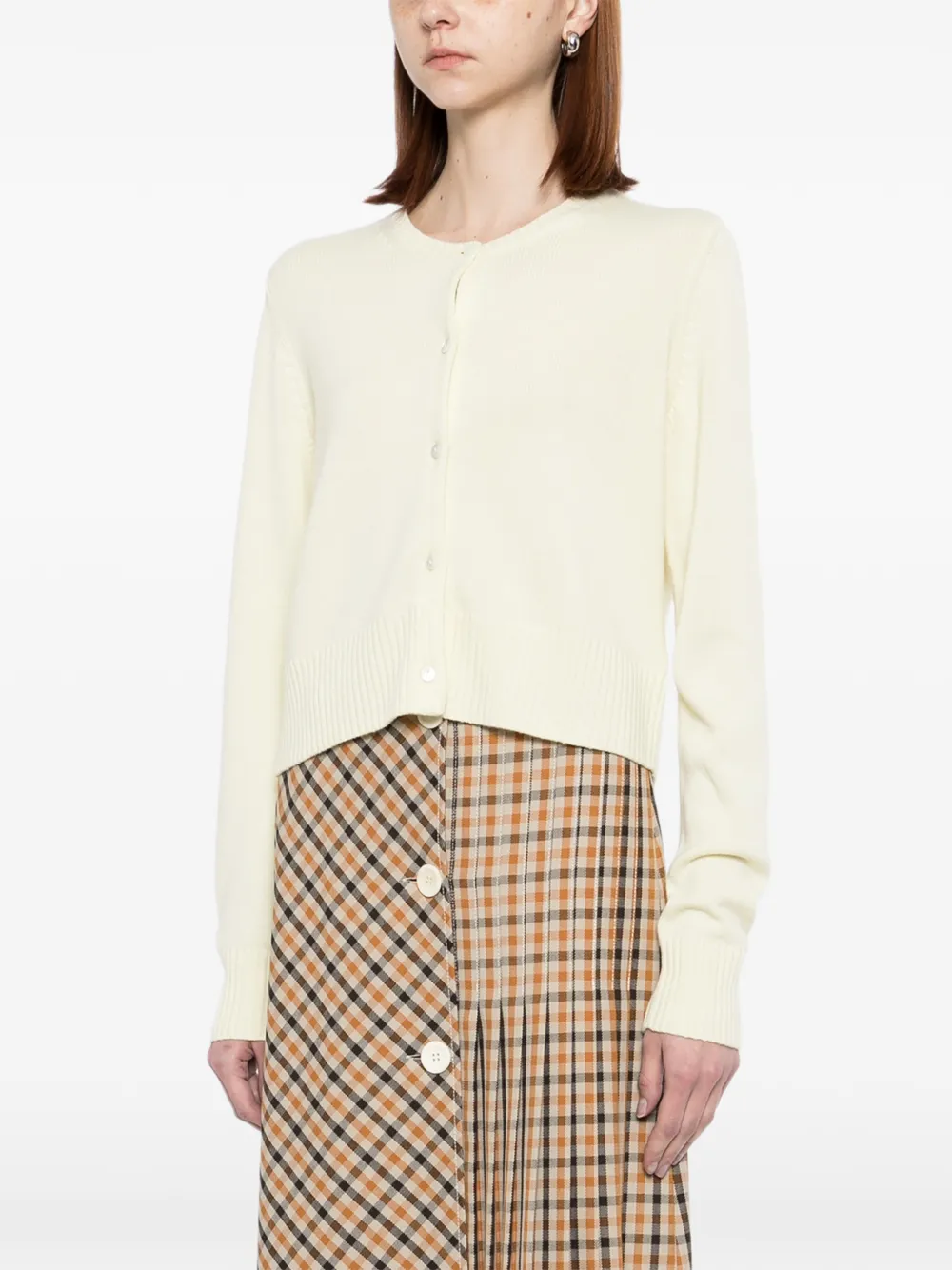 N.Peal Chunky vest Geel