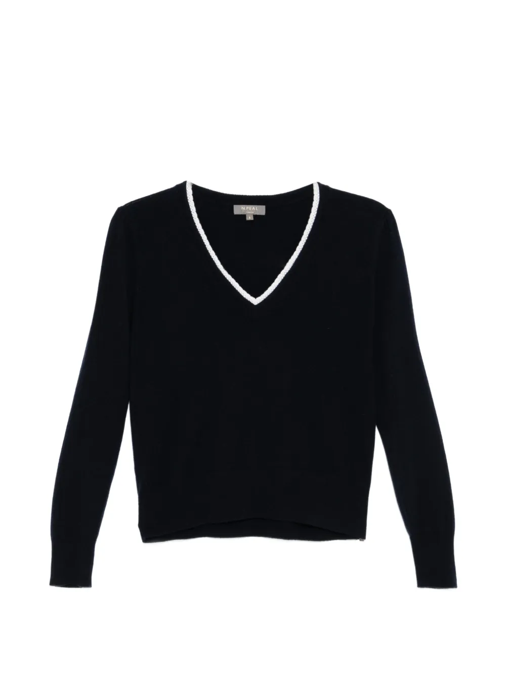 N.Peal Maglione con scollo a V - Blu