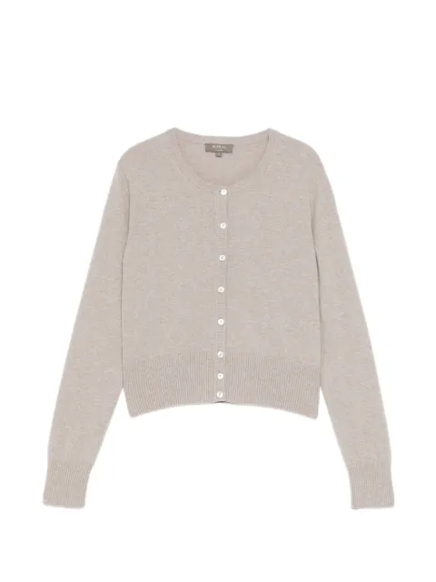 N.Peal round neck cropped cardigan