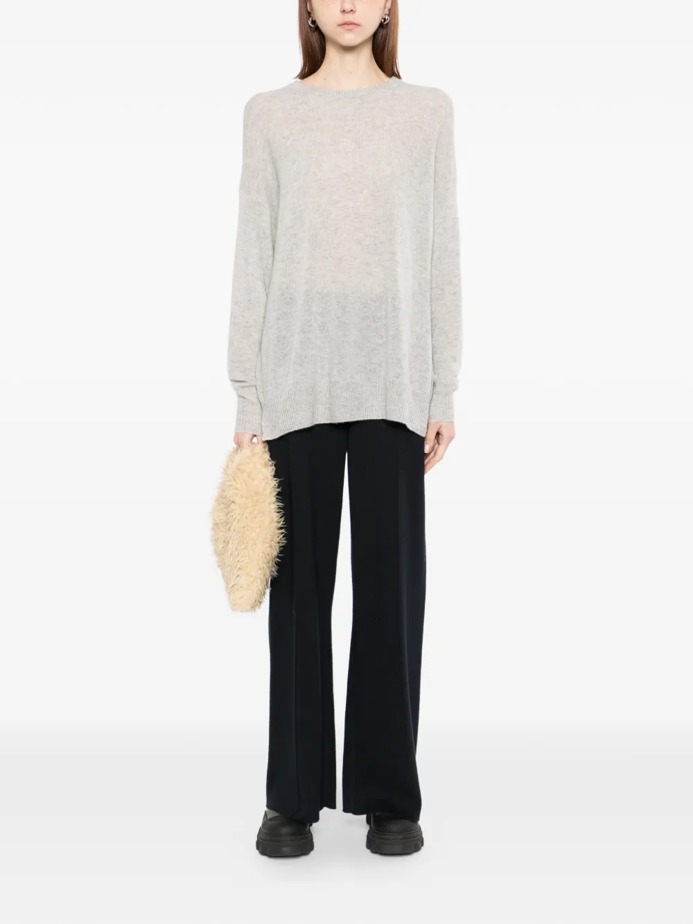  N.peal Cashmere Top - Grey 