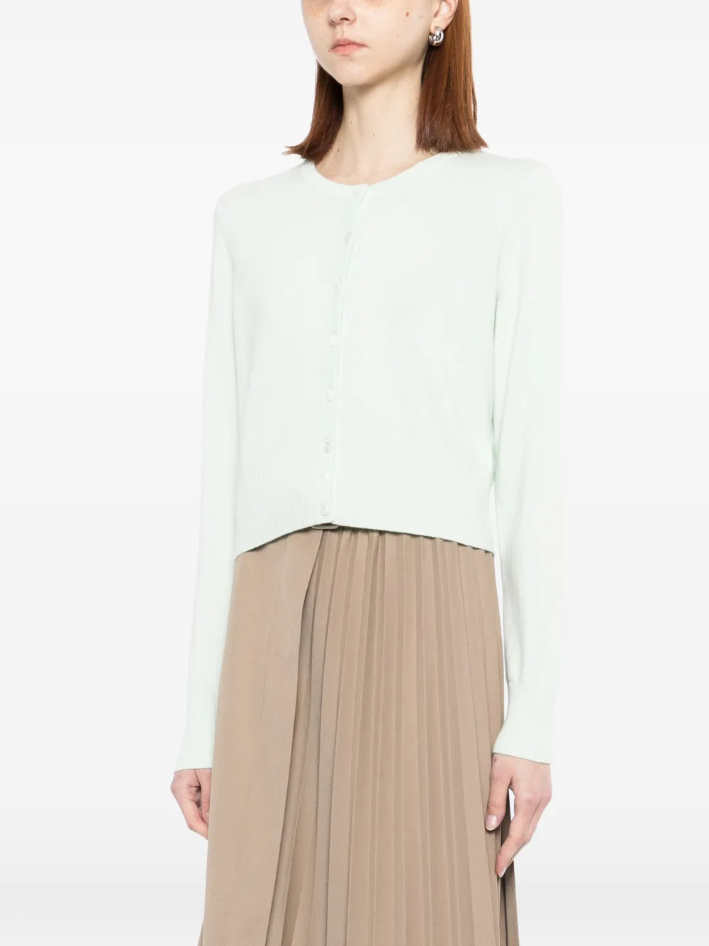  N.peal Ivy Cropped Cardigan - Green 