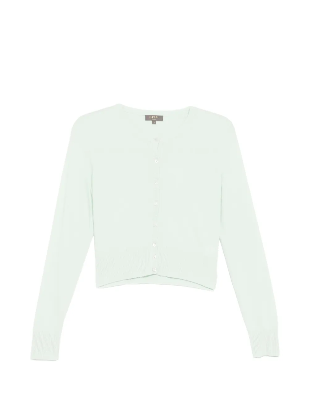 N.Peal Cardigan Ivy crop - Verde