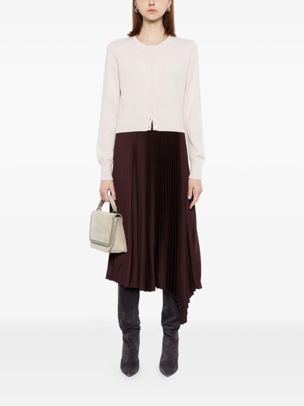 N.Peal Ivy vest Roze