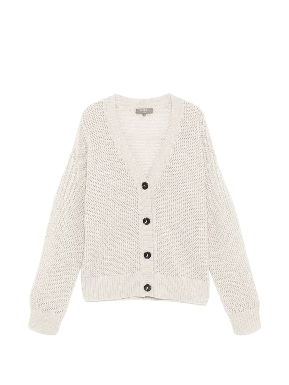 N.Peal Cardigan Azure - Grigio