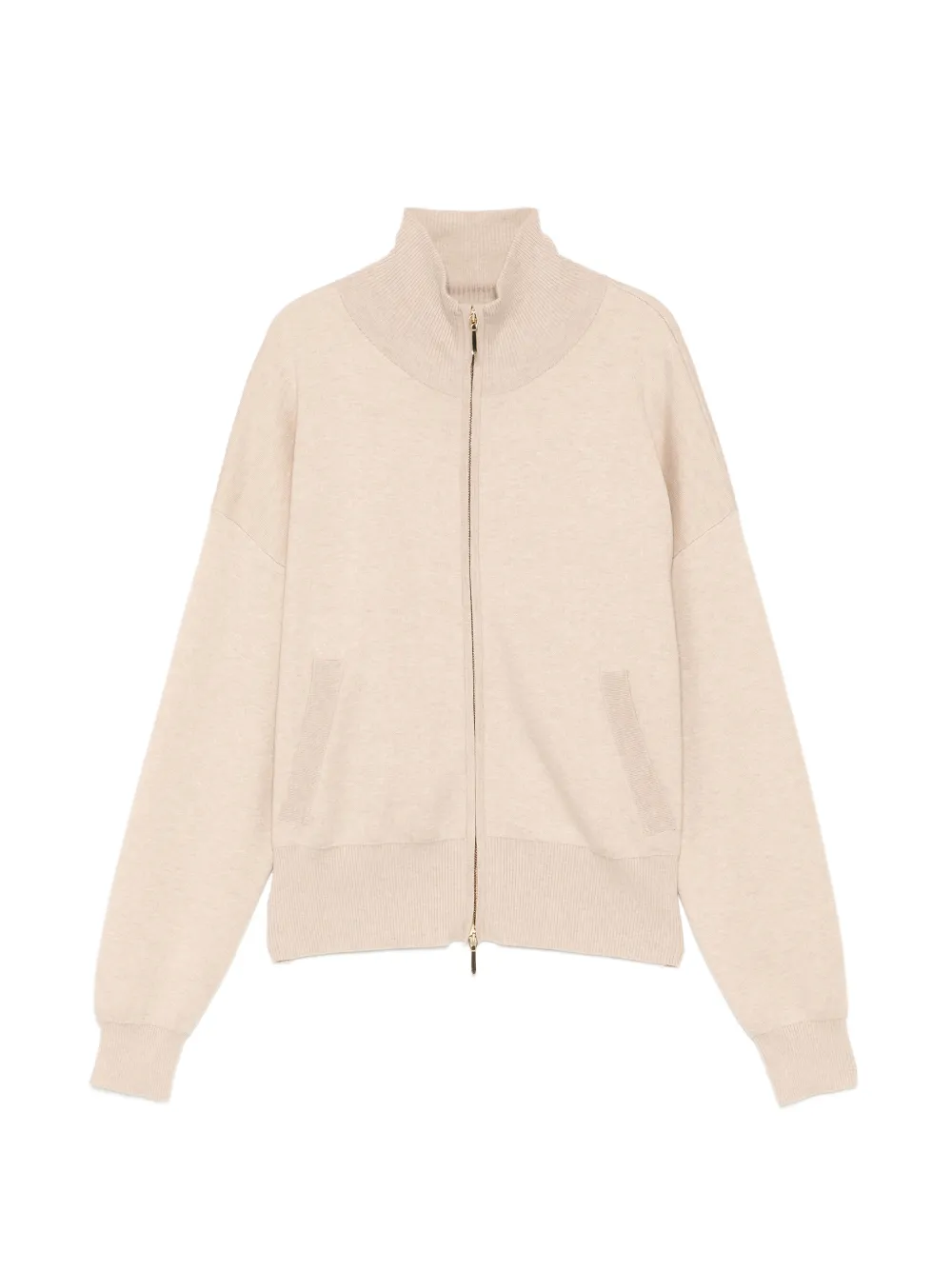 N.Peal Maglione con orlo e polsini a coste - Toni neutri