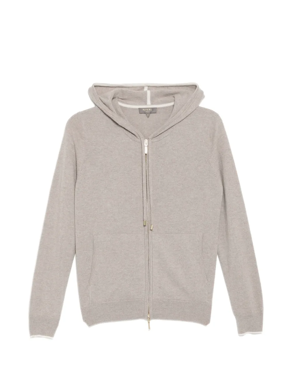 N.Peal Felpa Ada con cappuccio - Grigio