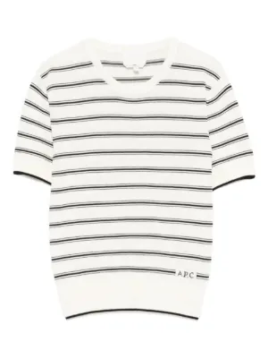 A.P.C. ストライプ Tシャツ M A.P.C. | T-Shirt With Stripes | T-shirts