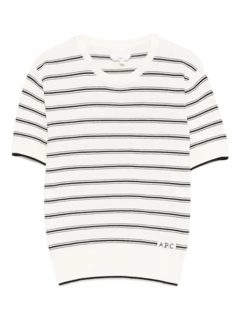 A.P.C. striped-pattern T-shirt