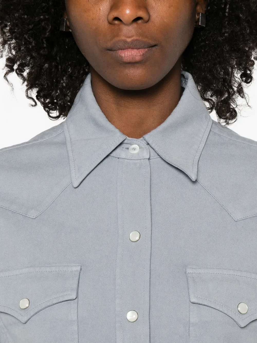 A.P.C. Blouse met klepzakken Grijs