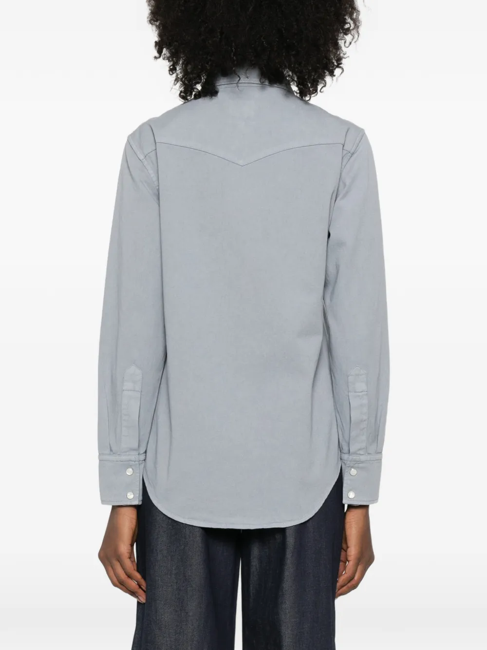 A.P.C. Blouse met klepzakken Grijs