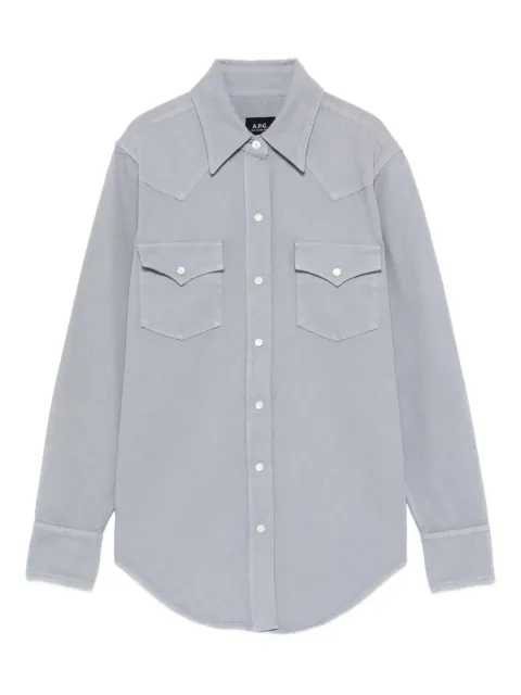 A.P.C. flap-pockets shirt