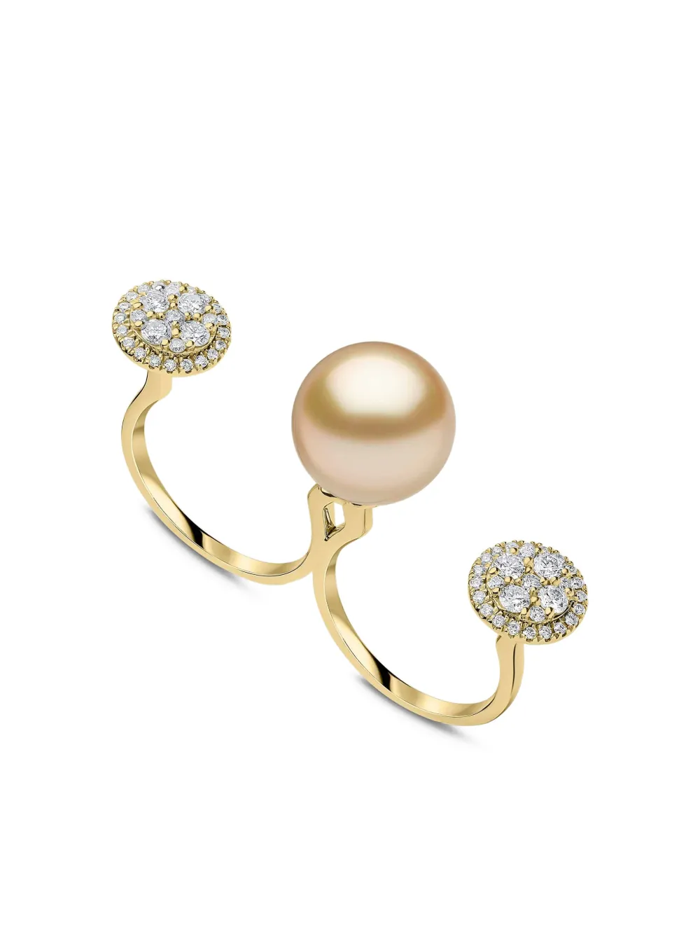 Yoko London Glitz pearl and diamond ring - Oro