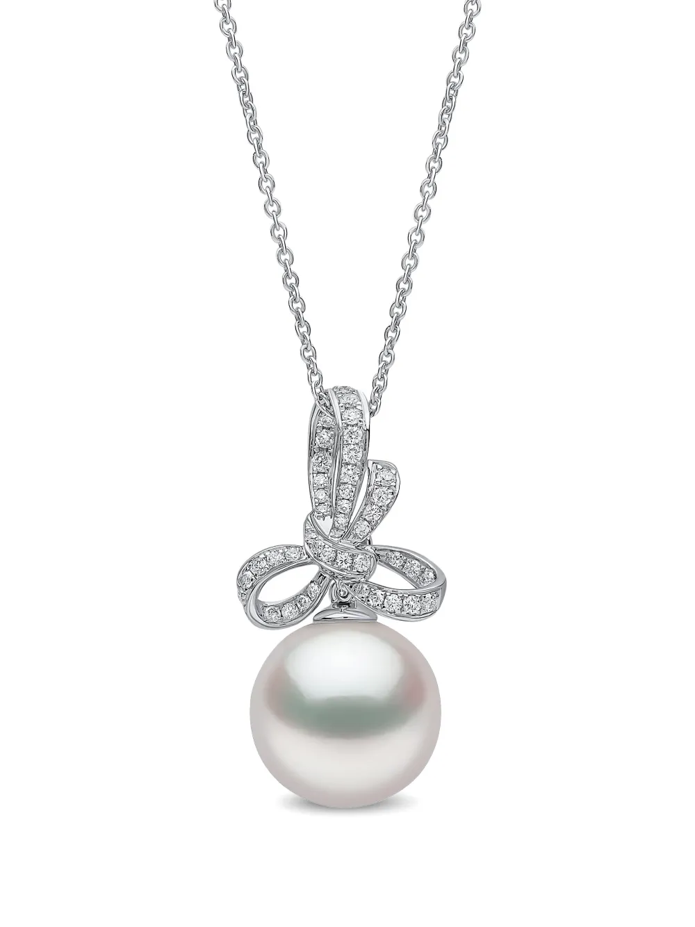 Yoko London Contessa diamond and pearl pendant - Silber