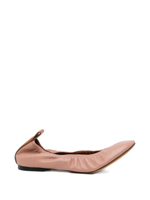 Lanvin flats de piel
