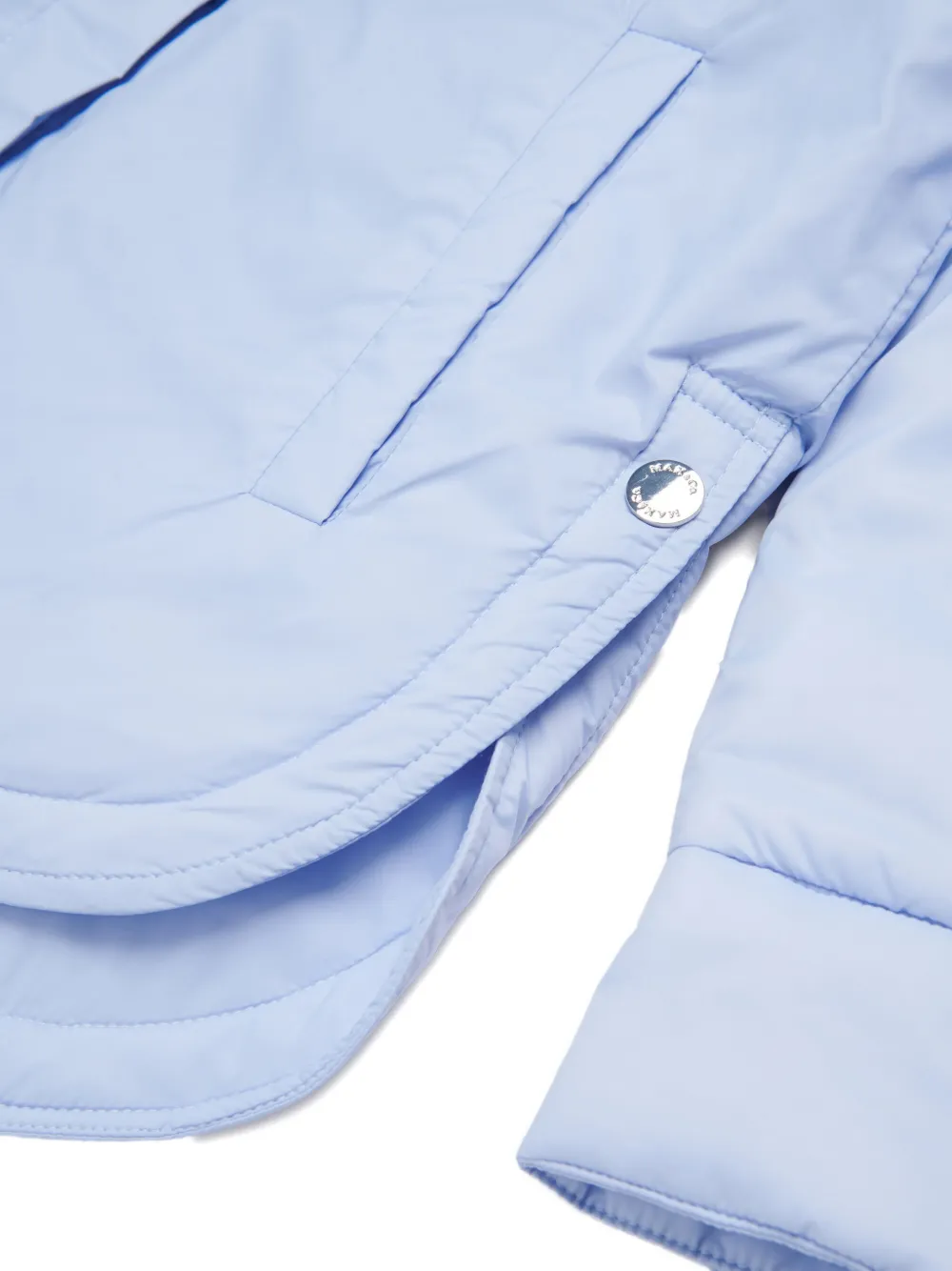 MAX&Co. Kids Gewatteerd jack met logoprint Blauw