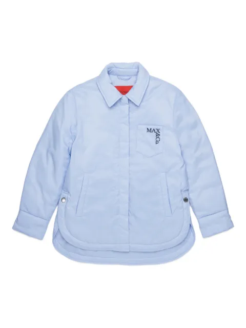 MAX&Co. Kids logo-print padded jacket