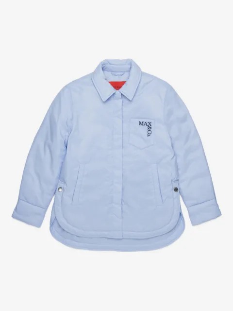MAX&Co. Kids logo-print padded jacket