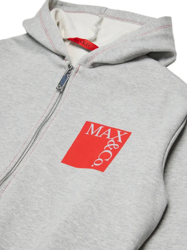MAX&Co. Kids ジップアップ パーカー | グレー | FARFETCH JP