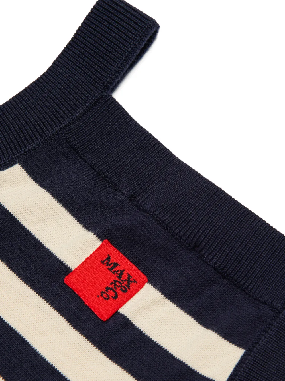 Max&co. Kids Haut Rayé à Logo - Bleu 
