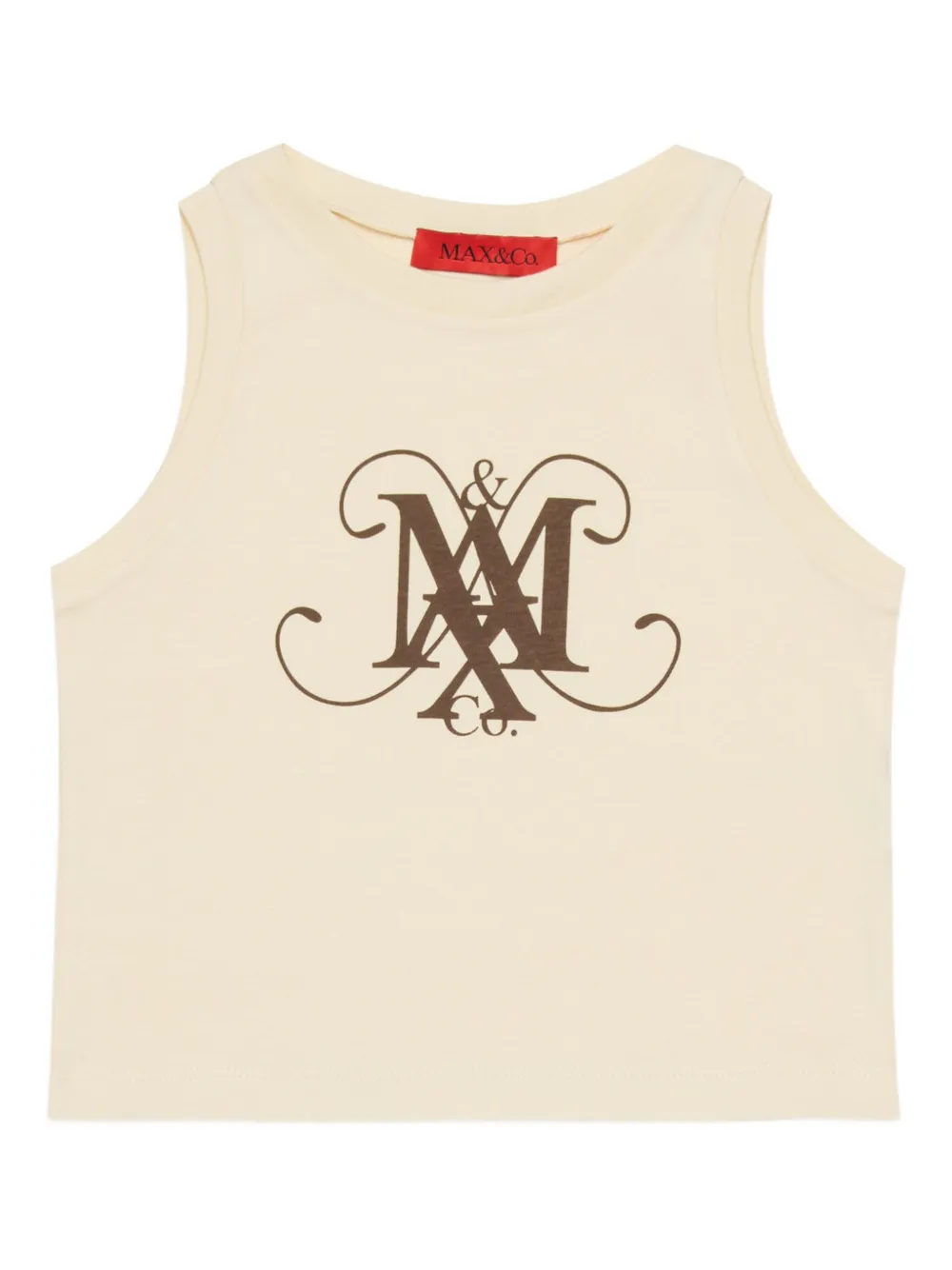 MAX&Co. Kids Canotta con logo - Toni neutri