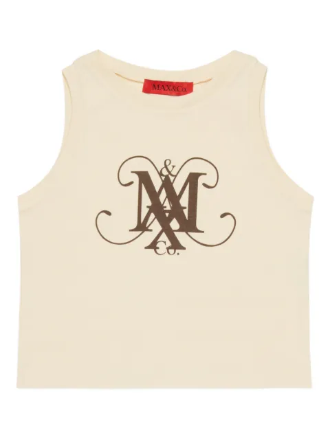 MAX&Co. Kids logo sleeveless tank top