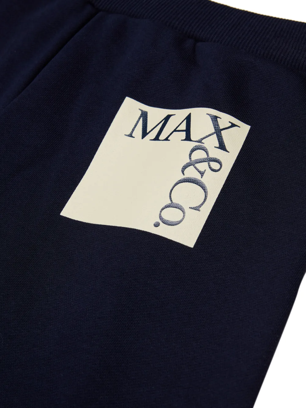 MAX&Co. Kids Trainingsbroek met logo Blauw