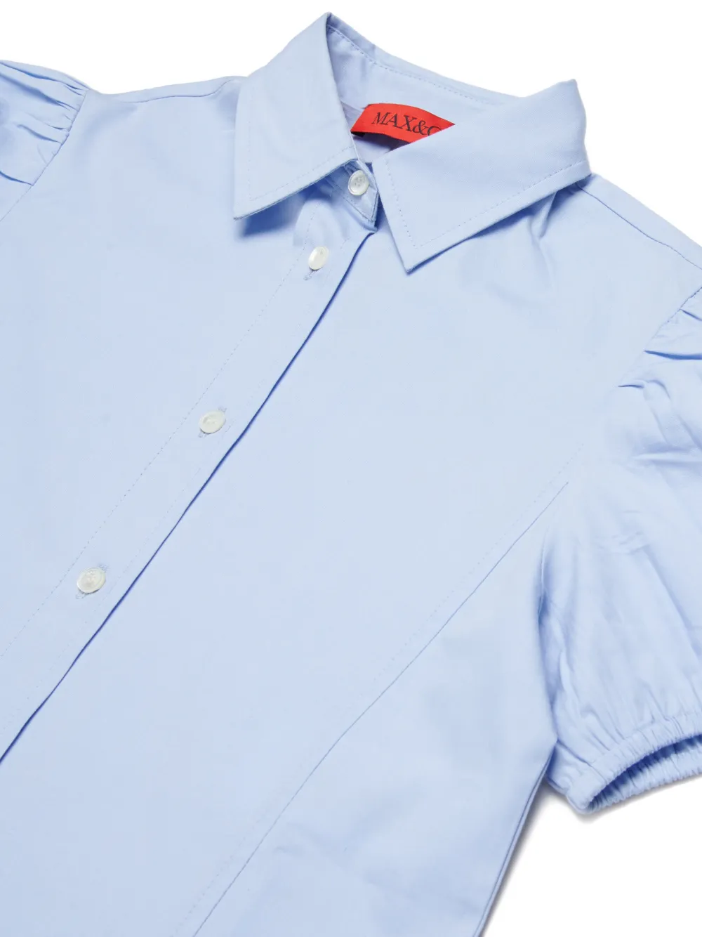  Max&co. Kids Logo Short-sleeve Shirt - Blue 