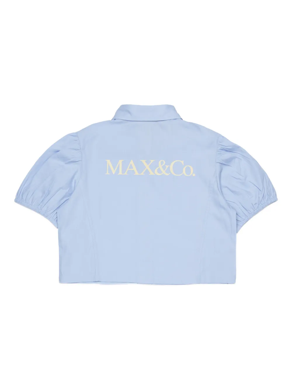  Max&co. Kids Logo Short-sleeve Shirt - Blue 