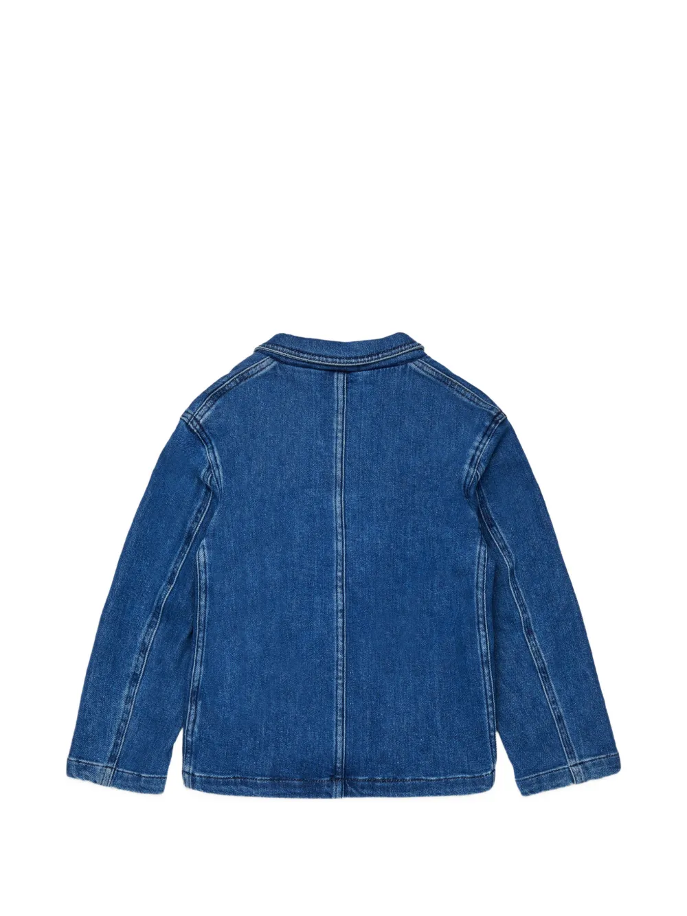 MAX&Co. Kids Blazer van spijkerstof met logodetail Blauw