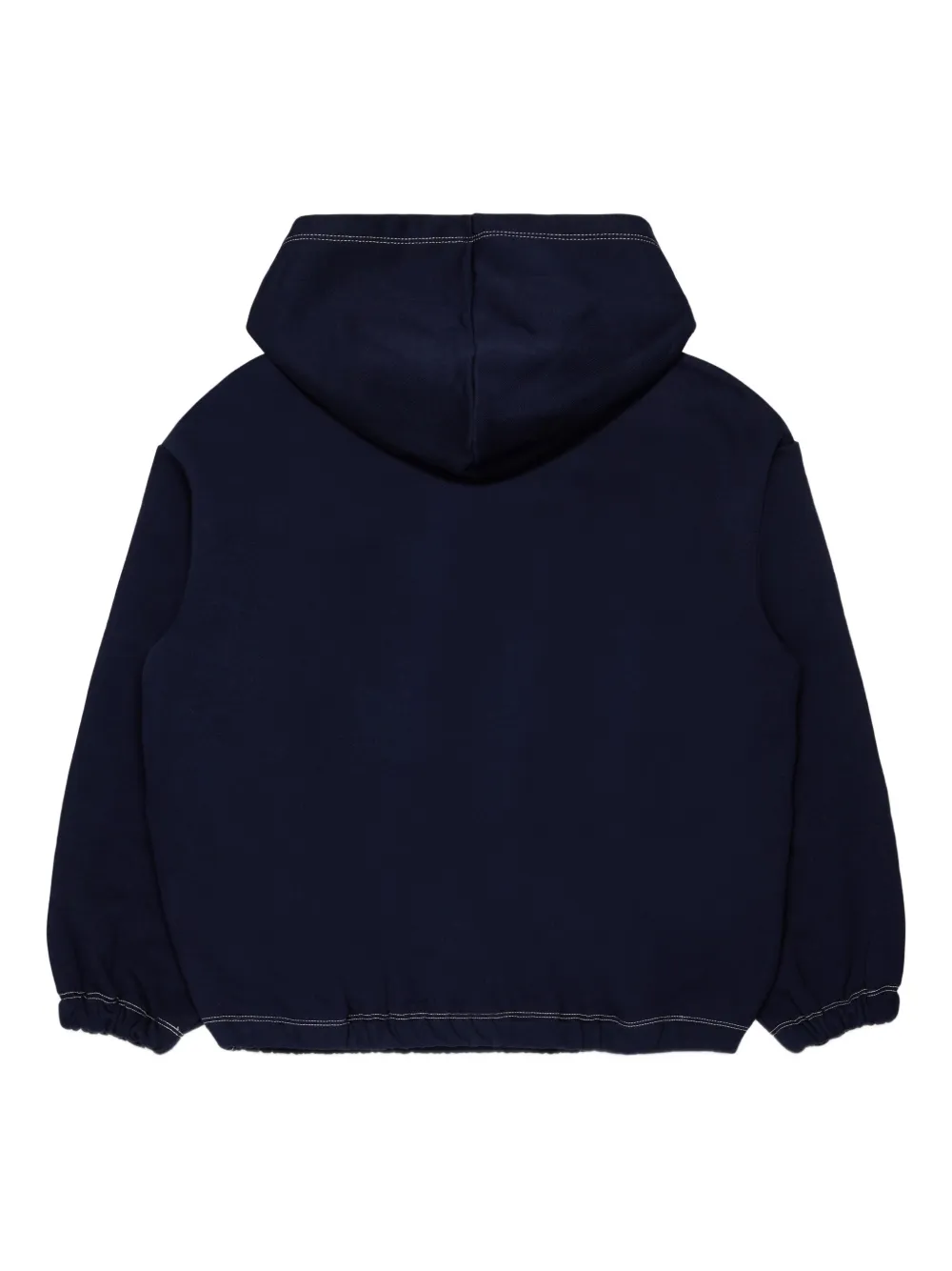 MAX&Co. Kids Hoodie met rits en logo Blauw