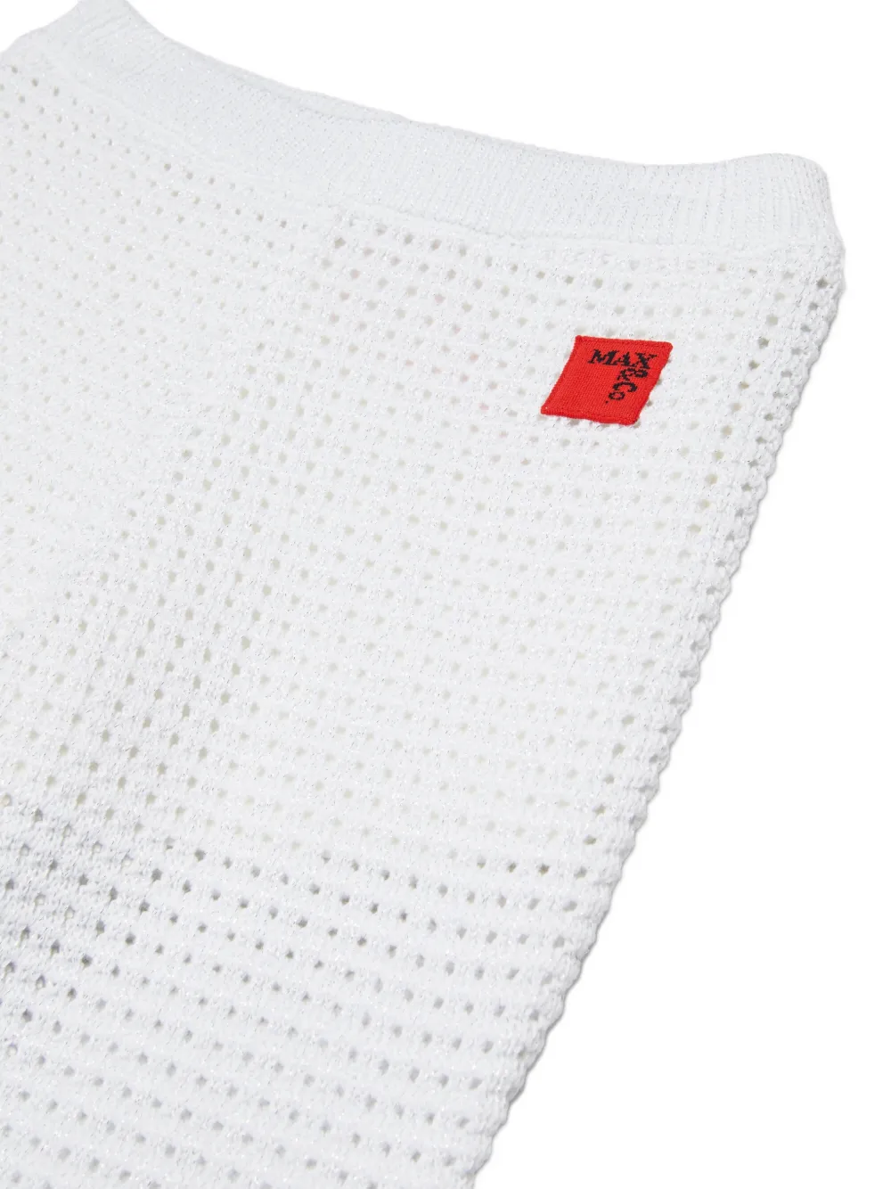 Logo Open-Knit Trousers