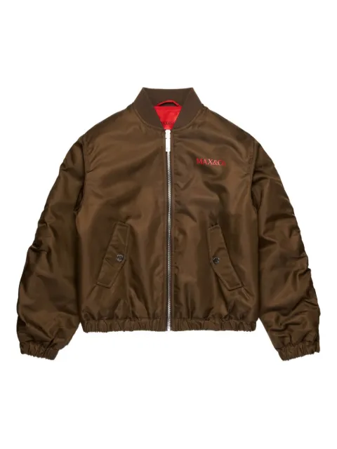 MAX&Co. Kids logo bomber jacket
